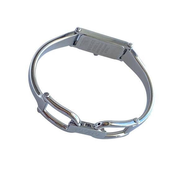 Gucci 1500L Women's Watch – Stainless Steel – Black Dial – 7.5" - Picture 3 of 8